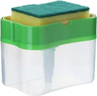 OEM Dispensador De Jab&oacute;n L&iacute;quido Para Platos Con Soporte Para Esponja, Herramienta De Lavado Manual Con Bomba De Presi&oacute;n 2 En 1, Dispensador De Jab&oacute;n De E