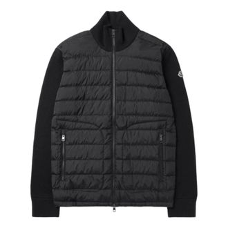 Moncler Padded Wool Cardigan Jacket 24FW Black J2-091-9B50700-A9341-999