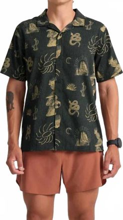 Roark Bless Up Trail Button Up Shirt In Onyx