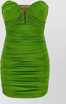 Elisabetta Franchi heart-neckline mini dress