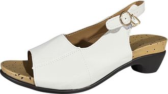 Generic Womens Block Heel Sandals Casual Wide Fit Elegant Ladies Sandals Open Toe Comfort Low Chunky Heel Summer Walking Shoes with Buckle Ankle Strap Outdoor