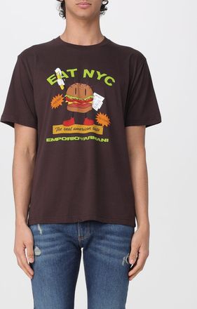 Emporio Armani T-shirt in cotone stampata Emporio Armani