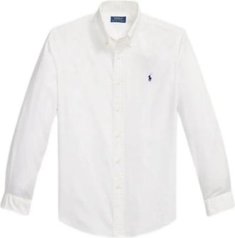 Polo Ralph Lauren Overhemd met Knoopsluiting - Heren - Casual Overhemden - Wit - XL - Overhemden