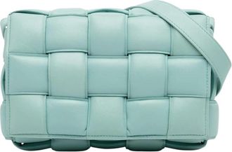 Bottega Veneta Pre-owned Intrecciato Padded Cassette - Dames - Vintage Schoudertas - Blauw - ONE Size - Leer - Vintage