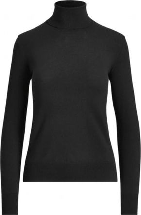 Polo Ralph Lauren Slim Fit Cashmere Turtleneck - Dames - Coltruien - Zwart - L - Kasjmier - Truien & Vesten