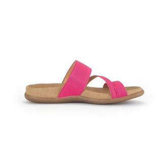 Gabor Dames Slippers - Dames - Sandalen - Roze - 41 EU - Schoenen