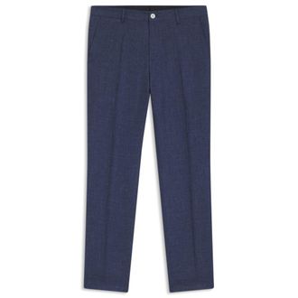 BOSS Slim-fit trousers in a linen blend