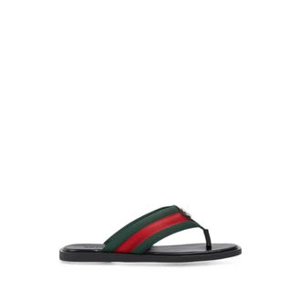 Gucci Thong Sandals With Interlocking G