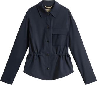 Woolrich Giacca-camicia con coulisse - Blu