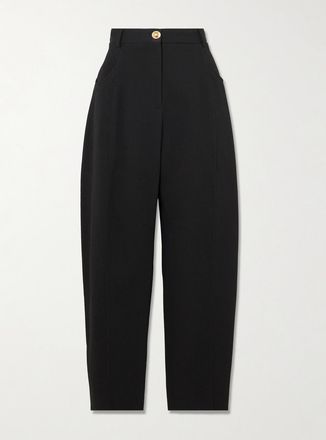 Blaz&eacute; Milano Pantaloni A Gamba Affusolata In Twill Con Decorazione - Nero