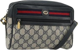 Gucci Pre-owned Shoulder Bag - Dames - Vintage Schoudertas - Veelkleurig - ONE Size - Leer - Vintage