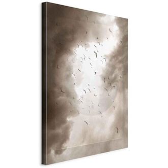 OEM Pintura - P&aacute;jaros En Las Nubes (1 Parte) Vertical