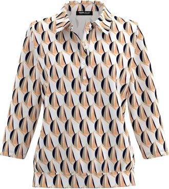 Frank Walder Frank Walder, Dames, Blouses & Shirts, Beige, Maat: 5XL