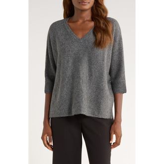 Vince Camuto Dolman Sleeve Sweater in Medium Heather Grey at Nordstrom Rack