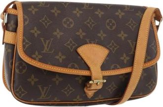Louis Vuitton Vintage, unisex, Bruin, ONE Size, Leer, Pre-owned Vintage Schoudertas