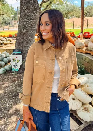 Kut from the Kloth Barb Jacket In Caramel
