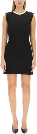 Msgm Jurk - Dames - Korte kleedjes - Zwart - S - Kleedjes