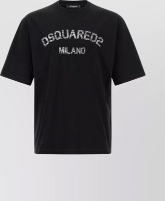 Dsquared2 cotton logo print t-shirt