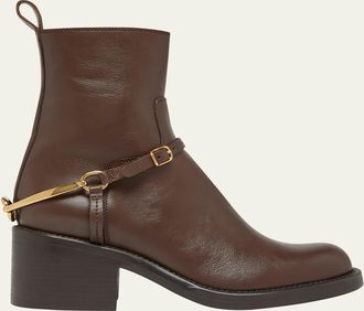 Chlo&eacute; Dakota Leather Ankle Boots