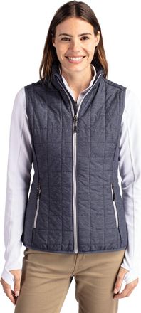 Cutter & Buck Rainier PrimaLoft Womens Eco Insulated Full Zip Puffer Vest