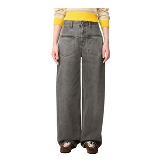 Axel Arigato Jeans, Dames, Grijs, W32, Katoen, Invert Relaxed Jeans