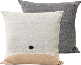 Form & Refine Aymara Kissen, 52 x 52 cm, gemustert Creme