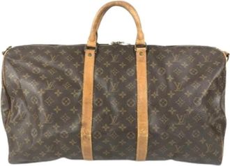 Louis Vuitton Pre-owned Boston Bag - unisex - Vintage Weekendtas - Bruin - ONE Size - Vintage