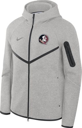 Nike Florida State Tech Fleece Windrunner Nike Mens College Full-Zip Hooded Jacket in Grey | 05L4086NFTN-J35