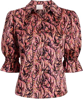 Cinq à Sept Top con stampa paisley - Rosso
