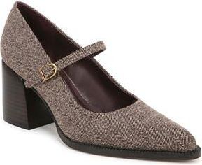 Franco Sarto Diane Mary Jane Pointed Toe Pump in Brown at Nordstrom Rack, Size 8.5