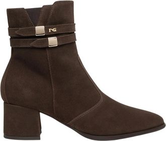 Nero Giardini Stivaletto in camoscio - - Shoes - Donna - Marrone - 37 EU