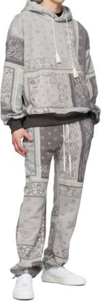 Amiri Bandana Reconstruct Sweatpants In Black