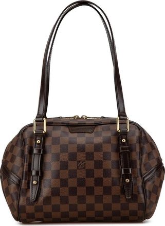 Louis Vuitton Hobo Bags - 2010 Damier Ebene Rivington PM - Gr. unisize - in Braun - für Damen