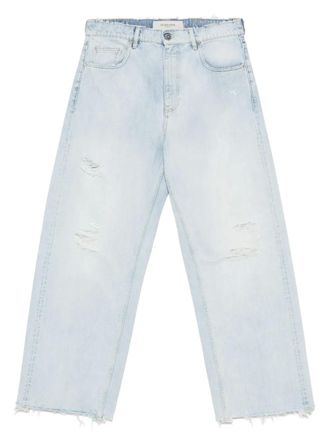 Golden Goose Gerafelde jeans - Blauw