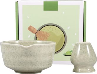 OEM Juego De 2 Cuencos Y Batidor Para T&eacute; Matcha Chawan, 500 Ml, Para Principiantes Y Aficionados Al Bricolaje