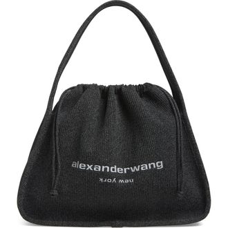 Alexander Wang Large Ryan Shoulder Bag in Reflective Charcoal at Nordstrom