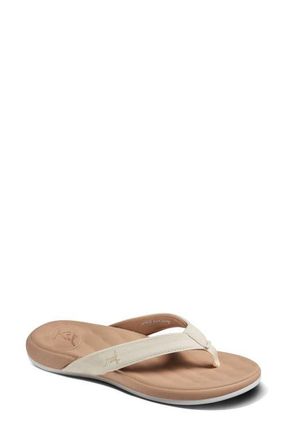 Reef Cushion Harmony Flip Flop in Sand at Nordstrom, Size 9