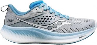 Saucony Womens Ride 17 Running Shoes In Cloud/breeze