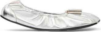 Maison Margiela Ballerine Con Ciondolo - Dames - Ballerinas - Grijs - 39 EU - Leer - Schoenen