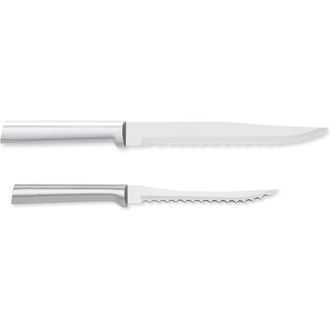 Rada Cutlery 7-Inch Serrated Slicer Stainless Steel Blade & 5-Inch Tomato Slicer Stainless Steel Serrated Blade in Silver at Nordstrom