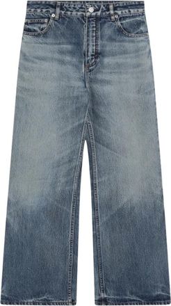 Alaia Flare Denim Jeans - Dames - Loose Fit Jeans - Blauw - W24 - Denim - Jeans