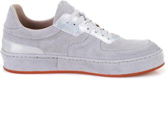 Desa Womens Suede Casual Lace-Ups - Synthetic Sole, Flat Heel, Breathable | Grey - 38