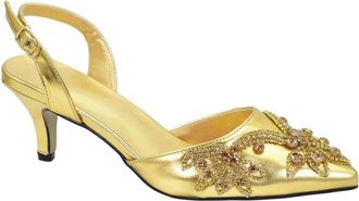 Generic Women Shoes and Bags Set Decorated with Rhinestone Shoe and Bag Set for Party in Women Pumps