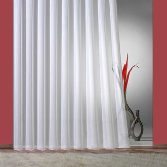 Weckbrodt-Gardinen Gardine »Fee« Faltenband 1 Stk. tlg. Websablè, halbtransparent, Faltenband, Store, Beschwerungsband