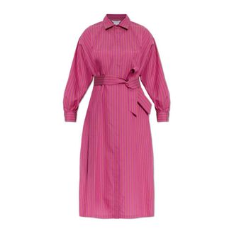 Max Mara Lord Dress - Dames - Shirt Kleedjes - Roze - XS - Katoen - Kleedjes