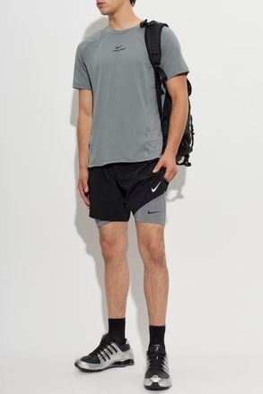 Nike T-shirt With Logo, Mens, Grey