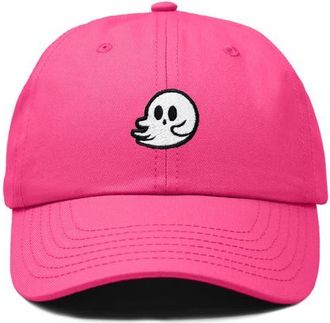 Dalix Whisper Ghost Dad Cap in Hot Pink at Nordstrom