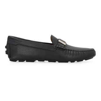 Bally Schoenen, Heren, Zwart, 40 EU, Leer, Kaido leren loafers
