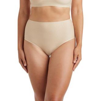 Miss Perfect Wonderful Edge 3-Pack Cotton & Modal Briefs in Warm Beige at Nordstrom, Size Xx-Large