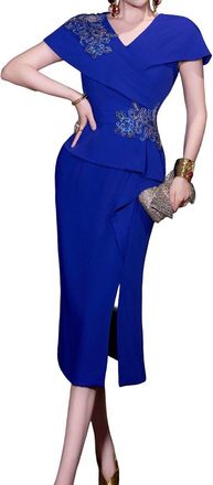 Burryco Short Sleeve Midi Dress